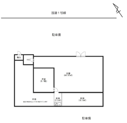 【貸店舗】土山インター前貸店舗